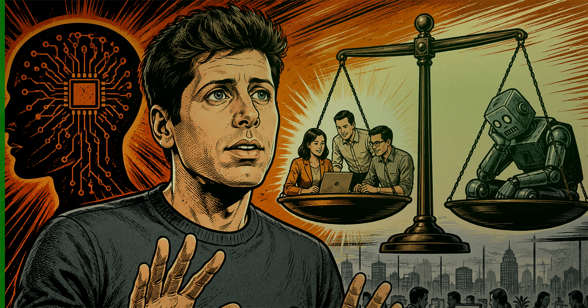 Sam Altman : l'IA n'a pas détruit les emplois comme prévu