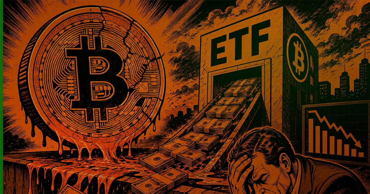 ETF Bitcoin : 8 jours de sorties nettes, BlackRock en cause